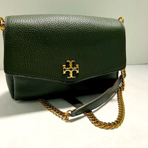 Tory Burch Bags Tory Burch Kira Leather Convertiblecrossbody Bag Olive Green Poshmark